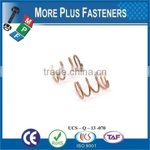 Made IN TAIWAN High Qualiy Small Spring Stainless Steel Spring Brass Spring thumbnail-2