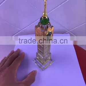 Crystal Makkah Clock Tower For Islamic Gift Ramadan Gift JC-D007 thumbnail-2