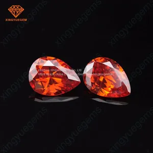 Wuzhou Wholesale Cubic Zirconia, Excellent Pear Cut Cubic Zirconia Stones,yellow Diamond Color cz Stone thumbnail-4