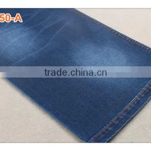 High Quality Best Price Cotton Polyester Stretch Slub Bull Denim Fabric for Girls' Jeans and Shorts thumbnail-5