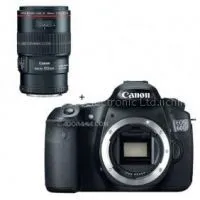 Canon EOS 60D Digital SLR Camera Body, With EF 100mm F/2.8L IS USM Macro Auto Focus Lens thumbnail-1