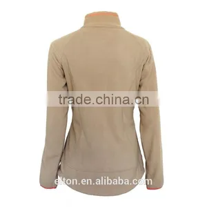 BSCI Factory Contrast Color Women's Polar Fleece Jacket Outdoor Wear thumbnail-2