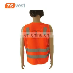 Hot Selling Security Roadway Safety Protective Reflective Vest thumbnail-1