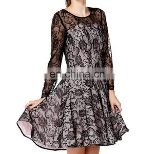 2016 New Arrivel Lace Dress Designs Ladies Fashion Lace Dresses thumbnail-3