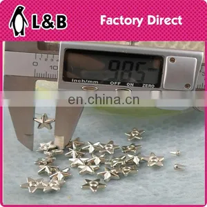 9.5mm Wholesale Fashion Popular Metal Star Rivet thumbnail-1