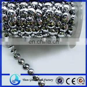 Supply Electroplating Circular Section of Circular Flat Bead Plastic Bead Chain Connectivity of Beads Chain thumbnail-1