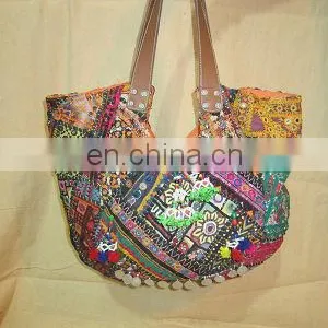 OLD PATCHWORK BANJARA BOHOMIAN BAG thumbnail-1