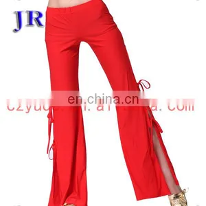 Wholesale Cheap Long Crystal Women Belly Dance Pants K-4024 thumbnail-1