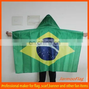 Brazil Body Flag With Hats thumbnail-1