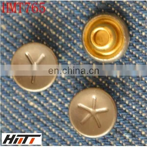 Custom Logo Embossed Metal Jeans Rivet thumbnail-1