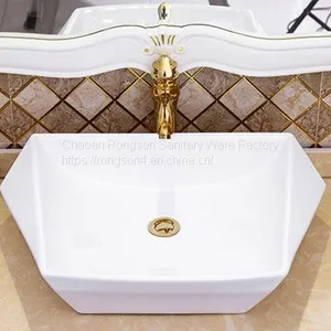 Bathroom Ceramic Modern Popular Used Round Shape Single Hole Table Top Art Wash Sink thumbnail-4