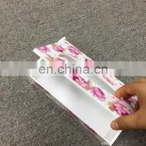 Customized Picture Prcinted Beautiful Acrylic Tissue Box thumbnail-3