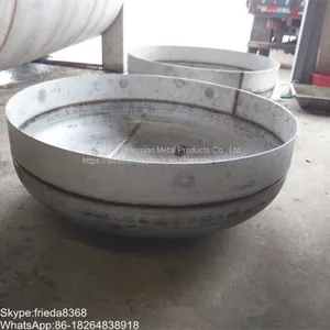High Quality Mild Steel Hemispheres Hemispherical Elliptical Dished End Head thumbnail-1