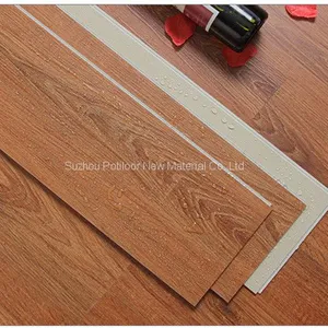 SPC Floor PVC Flooring Tiles Slotted Click Lock 4.2mm Thickness 0.15mm Wear Layer thumbnail-1