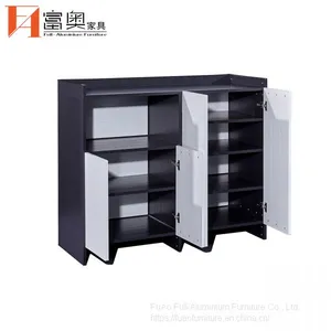 Metal Living Room Furniture Storage Side Cabinet thumbnail-3