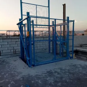 Hydraulic Platform Lift Hydraulic Freight Elevator Self-supporting Frame Structure thumbnail-2