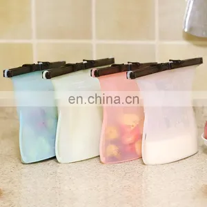 Silicone Seal Vacuum Food Storage Bag 1000ml for Frozen Storage of Fruits and Vegetables thumbnail-1