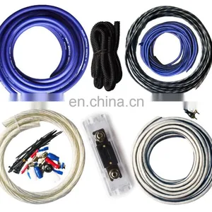 High Quality Frosted and Transparent Car Amplifier Installation Wiring Kit With Nylon Sleeve,audio Amplifier Kit thumbnail-3