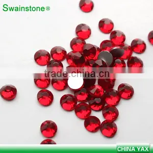 Red Loose Glue on Rhinesotnes Wholesale,crystal for Nail Art,non Hotfix Rhinestone for Bling Hats thumbnail-1