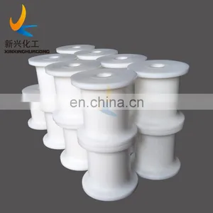 Green Profiled Bar Made by Pure UHMWPE Cnc Machine According to Your Drawing High Quality Customized UHMWPE Plastic Rollers UPE thumbnail-3