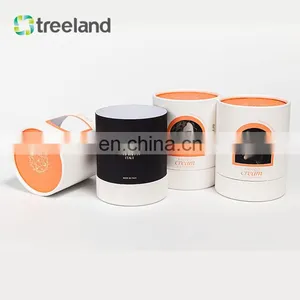 High Quality Cosmetics Packaging Customized Round Paper Tube Recyclable Box thumbnail-4