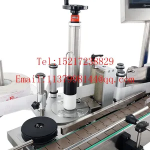 High Quality China Factory Automatic Vertical Plastic Round Bottle Labeling Machine Labeling Machin Bottl for Drink/wine/oil thumbnail-4