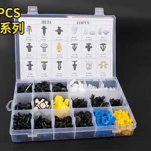 Plastic Auto Body Rivets Rivnuts In Plastic Fastener Kit Car Accessories thumbnail-1