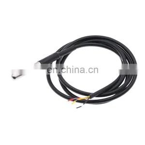 DS18B20 Stainless Steel Package 1 Meters Waterproof DS18b20 Temperature Probe Temperature Sensor 18B20 Thermocouple Protection thumbnail-1