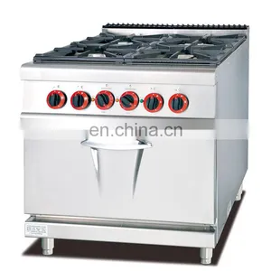 Gas Cooker Range With 4-Burner With Electric Oven thumbnail-1