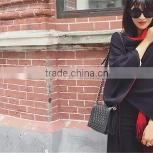 2016 Ladies Women Fashion Woven Poncho thumbnail-3