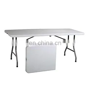 Factory Direct Supply Sturdy Rust Resistant Bar Banquet Plastic Folding Tables and Chairs for Events Outdoor Table thumbnail-1