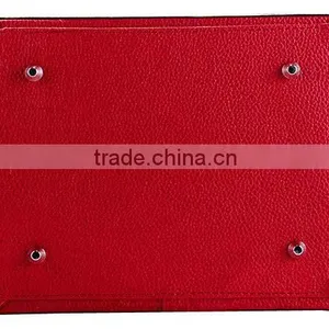 Custom Make Hard Shell Faux Leather Makeup Storage Box,Beauty Vanity Carrying Case,Leather Cosmetic Train Case With Trays thumbnail-5