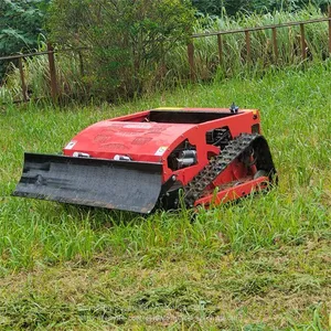 Remote Control Lawn Mower, China Remote Control Mower for Hills Price, rc Mower for Sale thumbnail-3