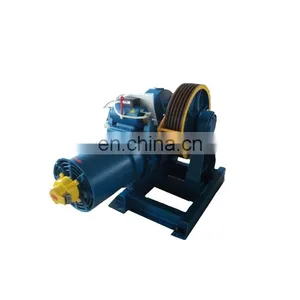 High Quality Left or Right Sheave Elevator Geared Traction Machine thumbnail-4