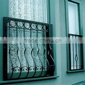 GYD-15WG136 Decorative Luxury Wrought Iron Door Grill thumbnail-1