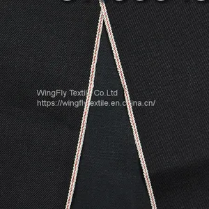 12oz 99% Cotton 1% Elastic Black Right Twill Jeans Denim Fabric 29/30 