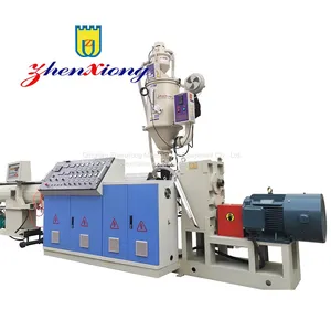 Low Price Single Screw Extruder Plastic PPR PE HDPE Pipe Extruding Production Line thumbnail-2