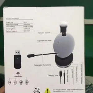 Elevate Your Gaming Experience With Our 2.4G Wireless Gaming Headphones Product_ID 1011! thumbnail-1