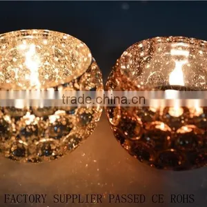 Online Shiny Gold Crystal Glass Candle Holders for Bar Deco Wedding Centerpieces Quality Choice thumbnail-3