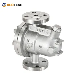 [Ruoteng] Stainless Steel CF8 Flanged Steam Trap Free Float Ball Condensate Bucket Steam Trap thumbnail-5