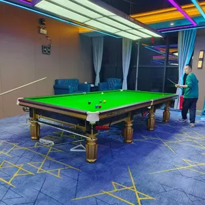 Standard Billiard Table, Chinese Eight-ball Style, for Adult Use, Suitable for Commercial Use, High-end Steel Pocket, American-style, for Commercial thumbnail-1