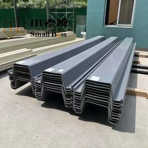 Plastic Seawall Retaining Wall No Steel Sheet Pile PVC Sheet Pile Vinyl Sheet Piling for Flood and Erosion Control thumbnail-4