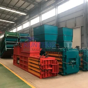 Large Capacity Waste Recycling Machine Waste Clothes Textile Baler Waste Plastic Compression Machine EPC thumbnail-2