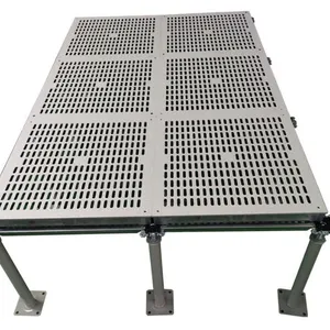 Aluminum Alloy Anti-Static Ventilated Floor Panel 600x600x55mm for Cleanroom Raised Access Floor System ( Uniform Load 1800kg) thumbnail-5