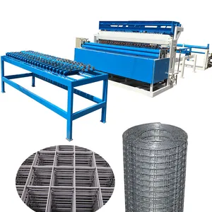 Reinforced Black Steel Wire Mesh Fence Welding Machine thumbnail-1