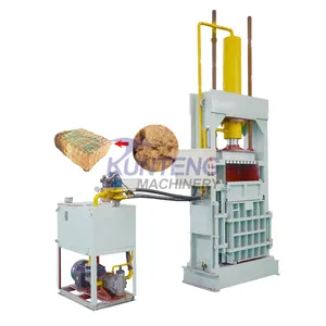 Heavy Duty Palm Fiber Baler Machine Automatic Hydraulic Coconut Shell Fiber Briquette Press Recycling Equipment thumbnail-1