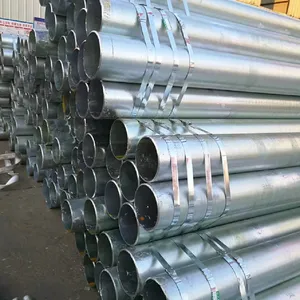 Wholesale Q235 Carbon Steel Hot-rolled Galvanized Steel Pipe for Hospitals, Schools, Shopping Malls, Workshops, and Warehouses thumbnail-1