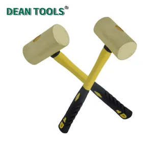 Non-Sparking Copper Hammer Mallet 2LB, Beryllium Copper Alloy,350mm Length thumbnail-3