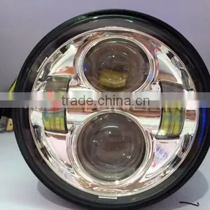 DOT 40w Headlight Led DC10~100V 20/40W Hi/Lo Beam Round Motorcycle Headlight for Harley thumbnail-2