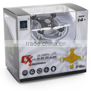 New Hot Product 2.4G 4 CH 6-Axis Gyro Headless 3D Flip Helicopter Mini rc Quadcopter With Light CX-10A thumbnail-6